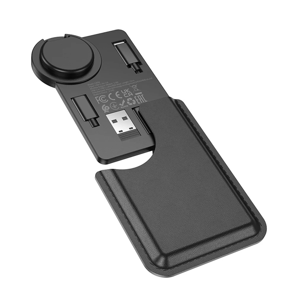 HOCO CW58 Multifunctional Apple Watch wireless charger - black