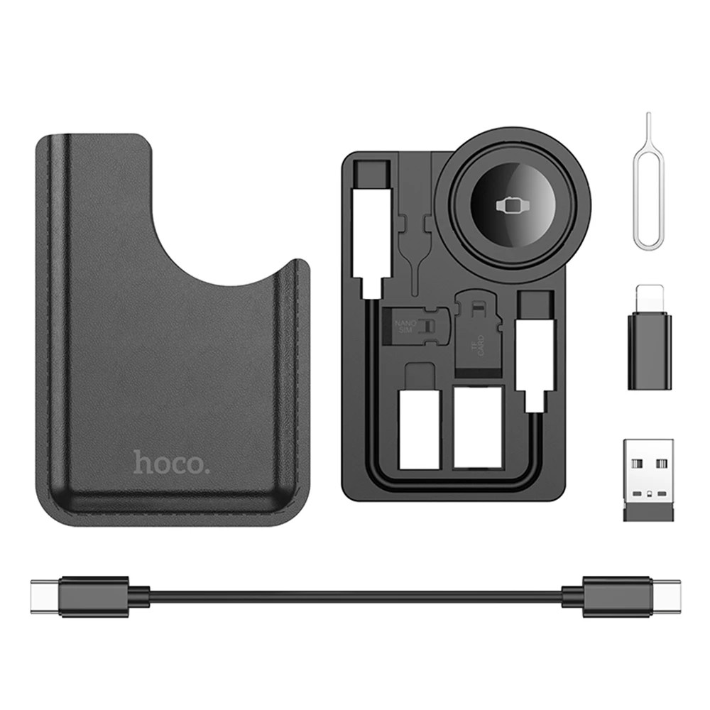 HOCO CW58 Multifunctional Apple Watch wireless charger - black
