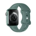 Hoco Apple Watch 42 / 44 / 45 / 49 mm. Flexible Series Classic Sports Silicone Strap - Pine Green