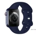 Hoco Apple Watch 38 / 40 / 41 mm. Flexible Series Classic Sports Silicone Strap - Navy Blue