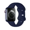 Hoco Apple Watch 38 / 40 / 41 mm. Flexible Series Classic Sports Silicone Strap - Midnight Blue