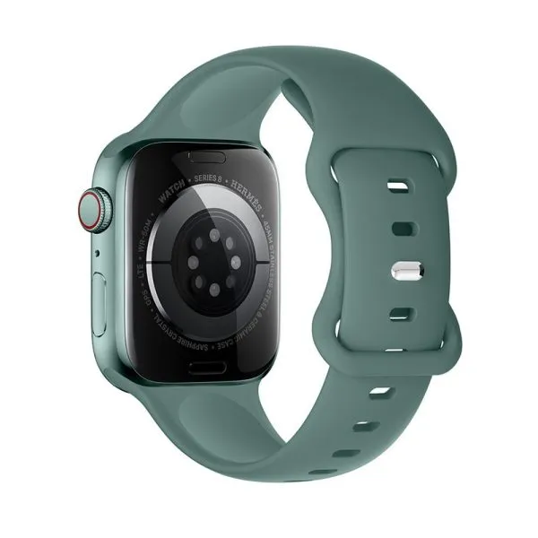 [10014882] Hoco Apple Watch 38 / 40 / 41 mm. Flexible Series Classic Sports Silicone Strap - Alfa Alfa Green