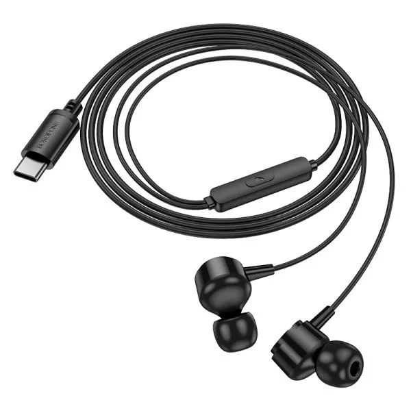 [10014152] BOROFONE BM94 Sonar Universal Digital Earphones With Microphone Type-C - Black