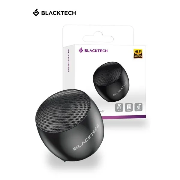 [10012616] BLACKTECH BL-DS37 Mini Studio Speaker (Connect Two Speakers For Stereo Sound) - Black