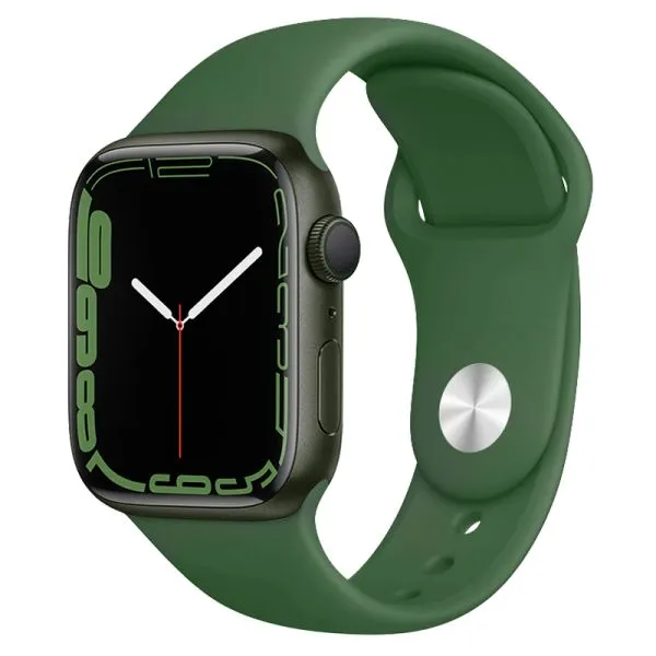 [10014627] Hoco Apple Watch 38/40/41 Flexible Premium Silicon Watch - Alfa Alfa Green