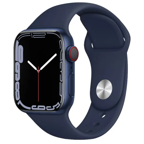 [10014611] Hoco Apple Watch 38 / 40 / 41 mm. Flexible Series Classic Sports Silicone Strap - Evening Blue