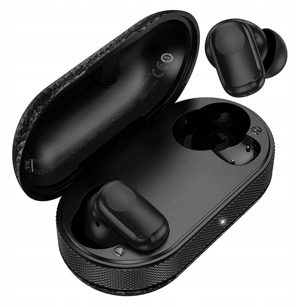[10015889] HOCO EQ19 7 Hrs Duke True Wireless BT Headset - Black