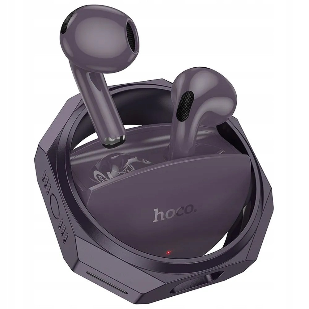 [10015813] Hoco EW70 Glory True Wireless BT Headset Airpods - Black Purple