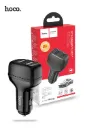 HOCO Z36 Dual USB-A Car Charger With Lightning Cable - Black