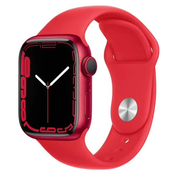 [10014604] Hoco Apple Watch 42 / 44 / 45 / 49 mm. Flexible Series Classic Sports Silicone Strap - Red