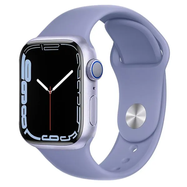 [10014626] Hoco Apple Watch 42 / 44 / 45 / 49 mm. Flexible Series Classic Sports Silicone Strap - Lavender