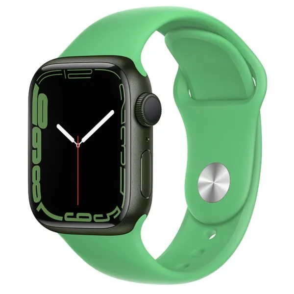 [10014618] Hoco Apple Watch 42 / 44 / 45 / 49 mm. Flexible Series Classic Sports Silicone Strap - Bright Green