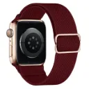 Hoco Apple Watch 42 / 44 / 45 / 49 mm. Fashion Series Elastic Nylon Strap - Dark Wine