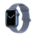 Hoco Apple Watch 38 / 40 / 41 mm. Flexible Series Honeycomb Silicone Strap - Lavender Gray