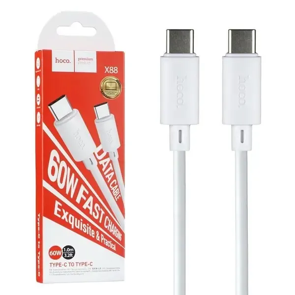 [10015167] HOCO Type C to Type C Cable X88