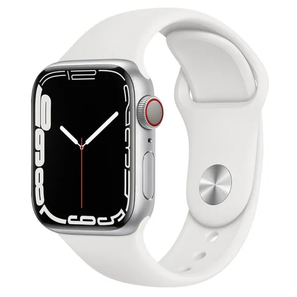 [10014866] Hoco Apple Watch 38 / 40 / 41 mm. Flexible Series Classic Sports Silicone Strap - White